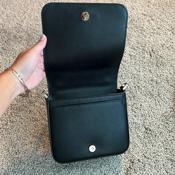 Kate Spade Black Top Handle Small Crossbody Purse - Picture 3 of 11